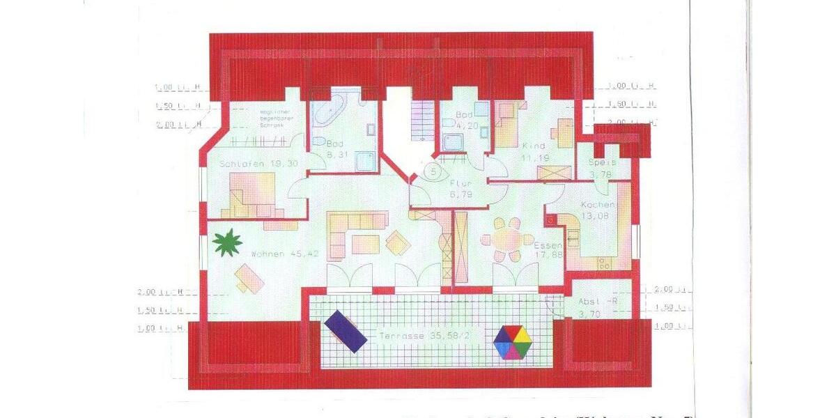 Etagenwohnung Waldbüttelbrunn - 4 Zimmer, 150 m&sup2;, 1.650&euro; | Angebot:26680187