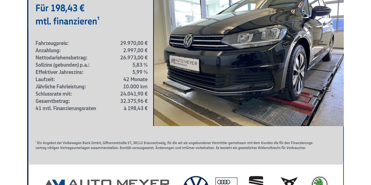 VW Touran 19.185 km 29.970 &euro; Ochsenfurt 97199