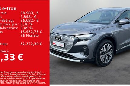 Audi Q4 e-tron 63.000 km 28.980 &euro; Kitzingen 97318