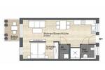 Moderne Neubauwohnung mit Balkon! 1 zimmer