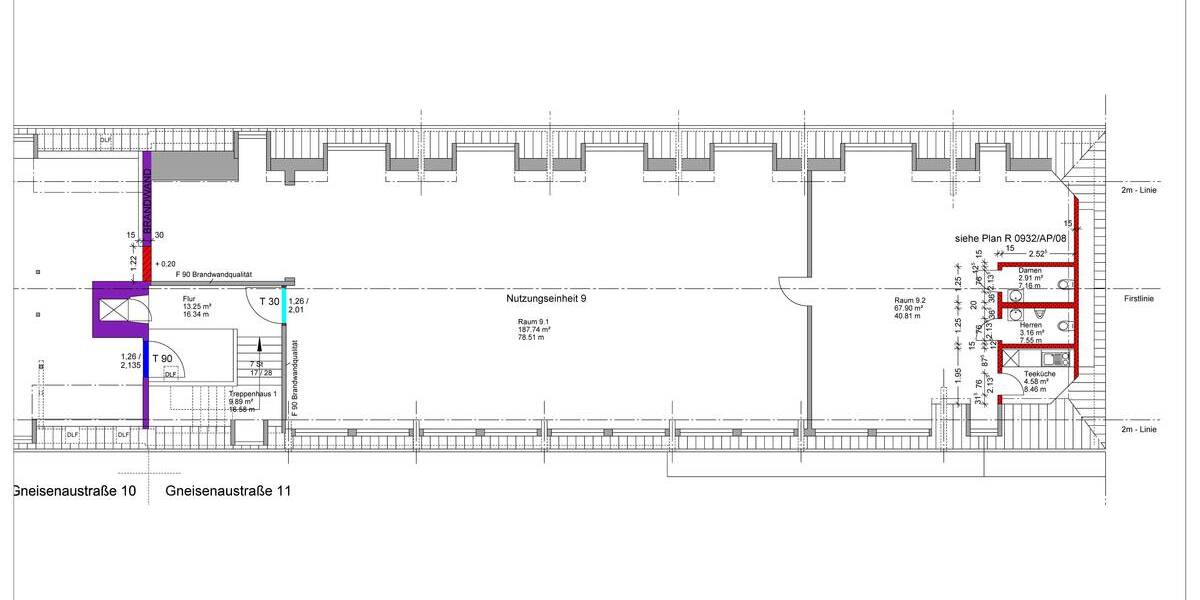 Gewerbeobjekt Würzburg Frauenland - 3 Zimmer, 266 m&sup2;, 1.995&euro; | Angebot:25771643