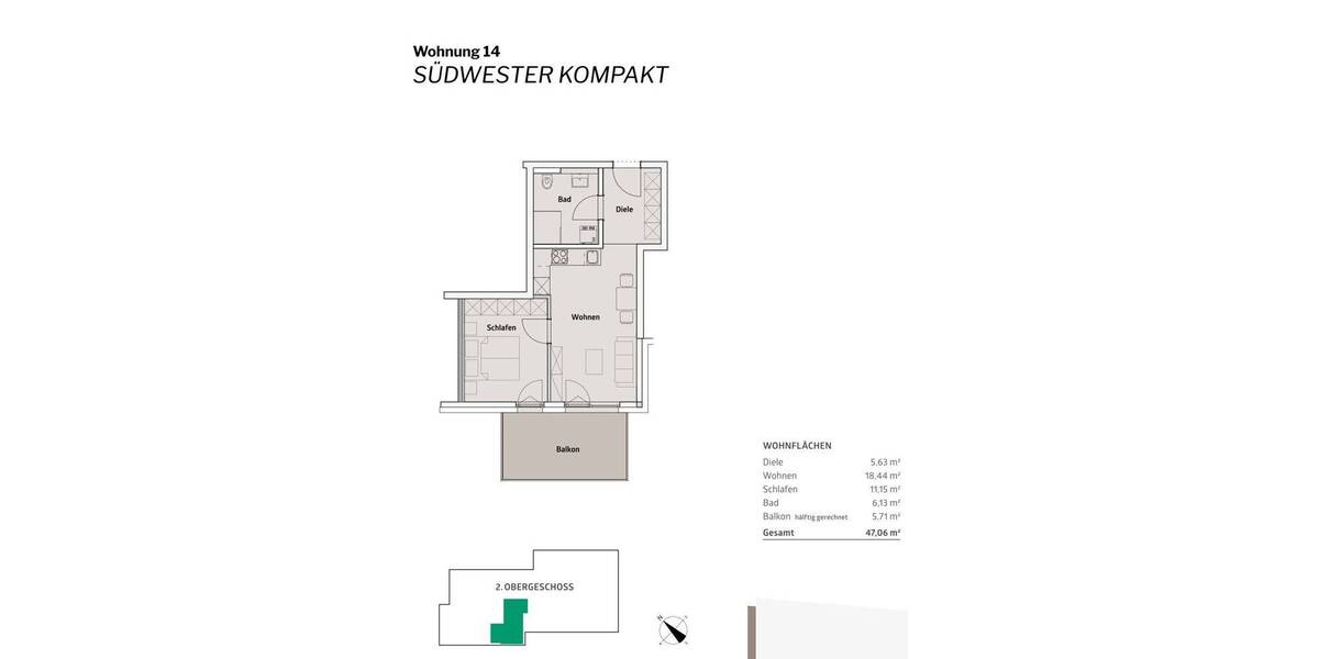 Etagenwohnung Marktheidenfeld - 2 Zimmer, 47 m&sup2;, 239.000&euro; | Angebot:26879255
