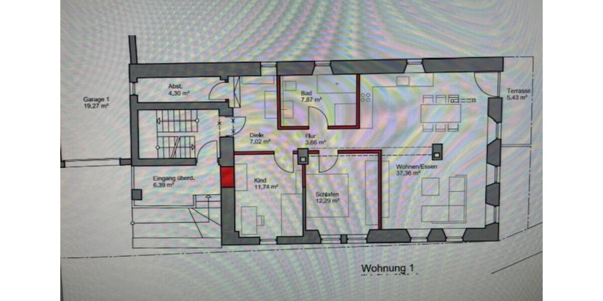 90m² Wohnung 3 zimmer