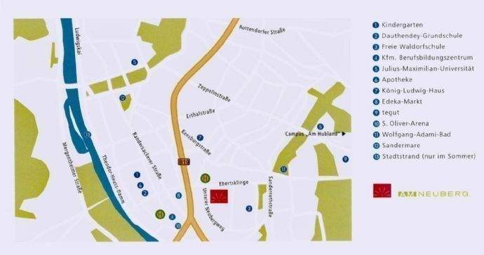 Etagenwohnung Würzburg Frauenland - 4 Zimmer, 114 m&sup2;, 1.700&euro; | Angebot:26766880
