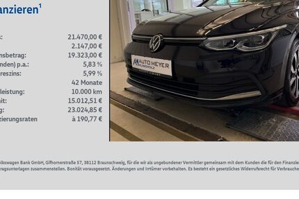 VW Golf 61.348 km 20.470 &euro; Ochsenfurt 97199