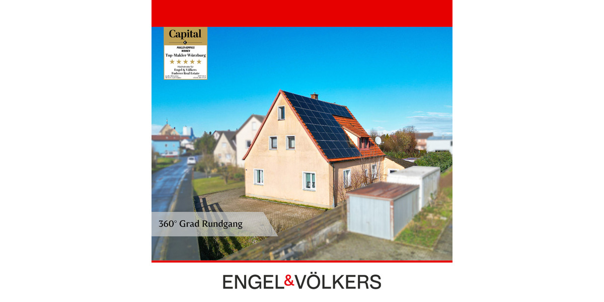 Mehrfamilienhaus, Wohnhaus Geroldshausen - 6 Zimmer, 141 m&sup2;, 420.000&euro; | Angebot:25997017