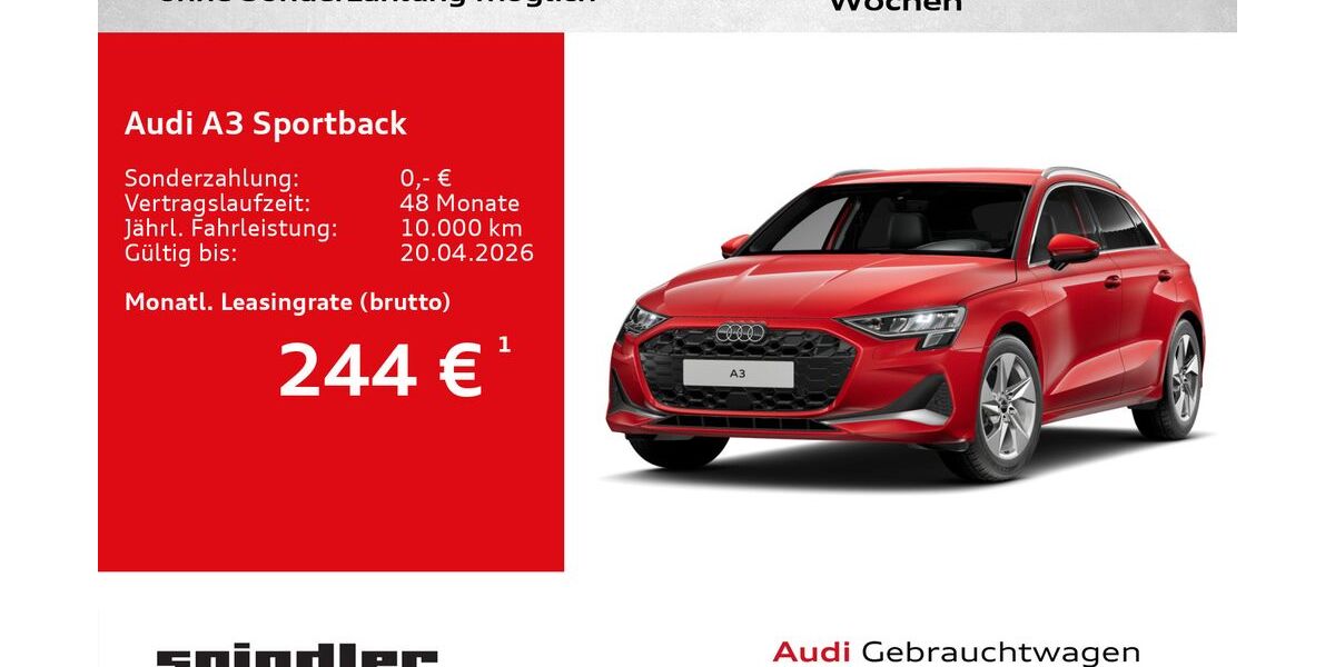 Audi A3 13.500 km 29.480 &euro; Würzburg 97076