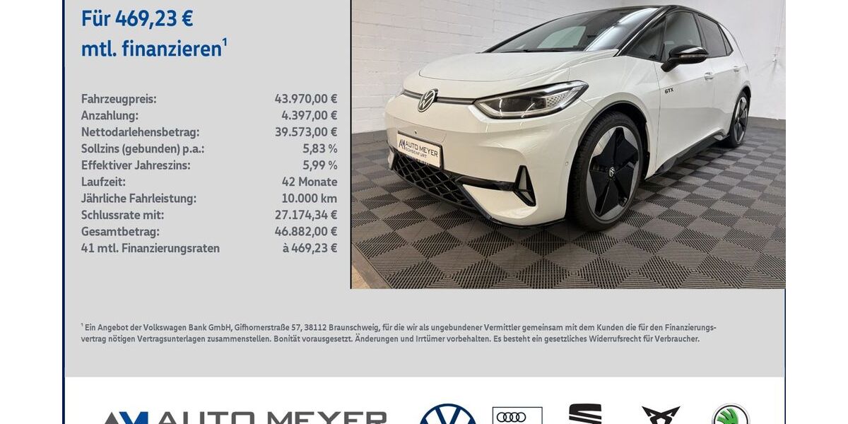 VW ID.3 15.000 km 43.970 &euro; Ochsenfurt 97199