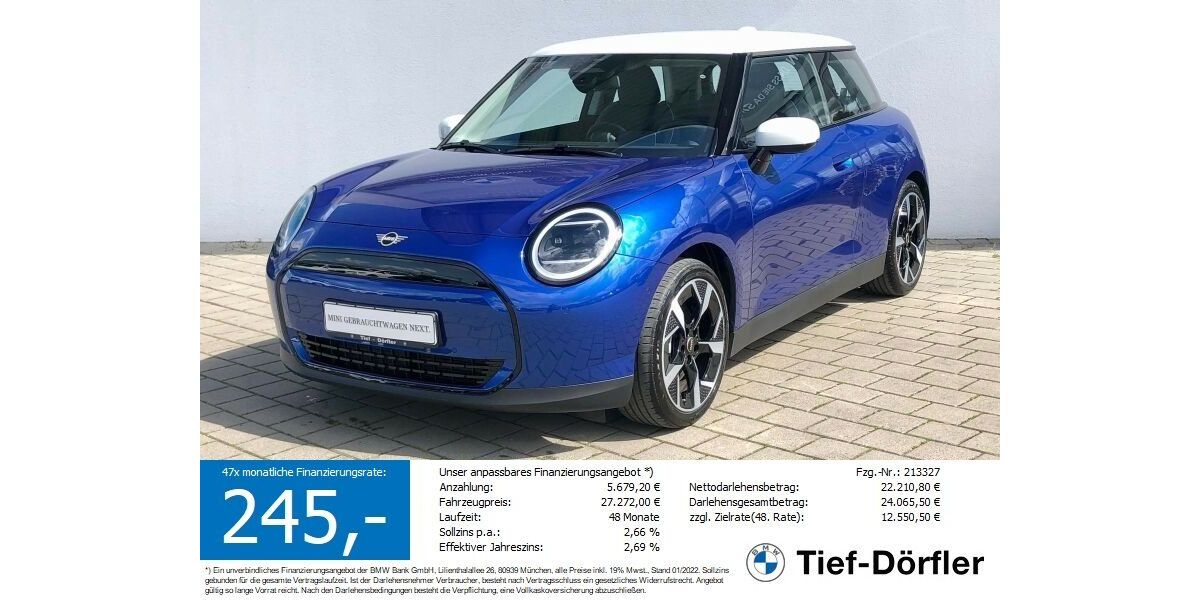 Mini Cooper E 9.860 km 26.950 &euro; Marktsteft 97342