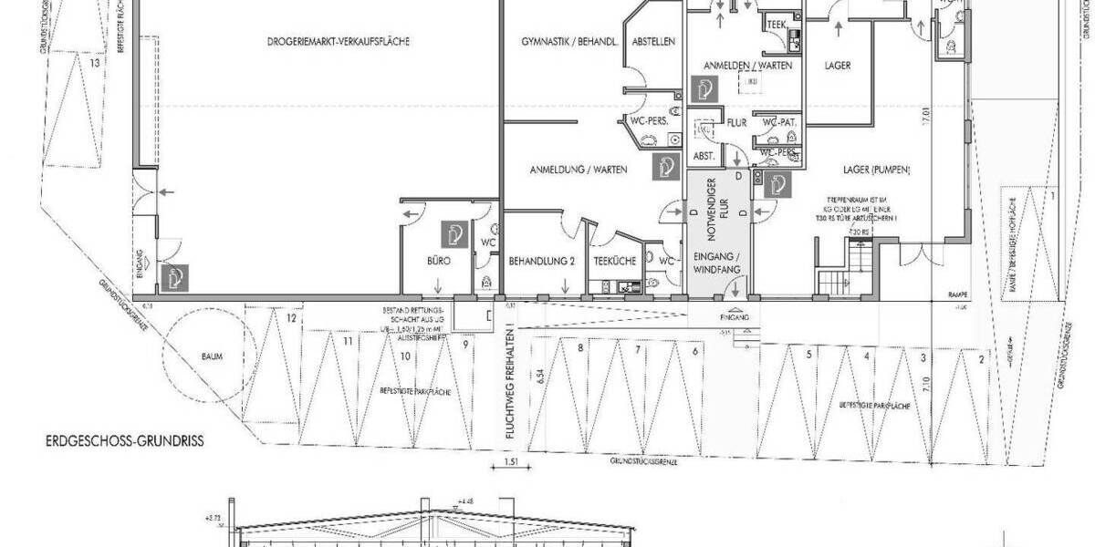 Vermietete Gewerbeimmobilie in Rottendorf zimmer