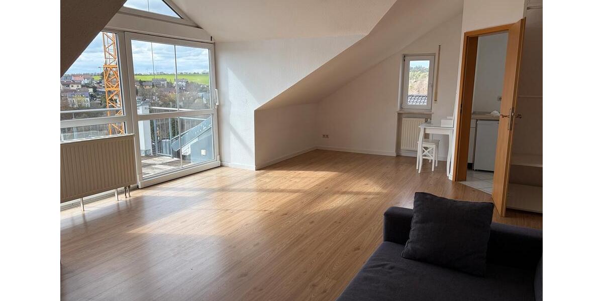 Dachgeschoßwohnung Würzburg Dürrbachau - 1 Zimmer, 44 m&sup2;, 500&euro; | Angebot:26276320
