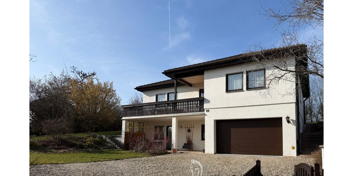 *reserviert* Wohnen mit Weitblick – schöner Bungalow mit Untergeschoss in ruhiger Feldrandlage - Bungalow Arnstein | Angebot:26200662