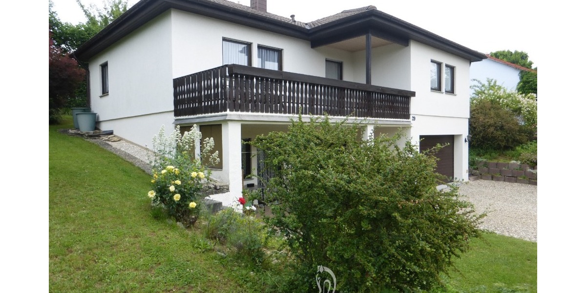 *reserviert* Wohnen mit Weitblick – schöner Bungalow mit Untergeschoss in ruhiger Feldrandlage - Bungalow Arnstein | Angebot:26200662