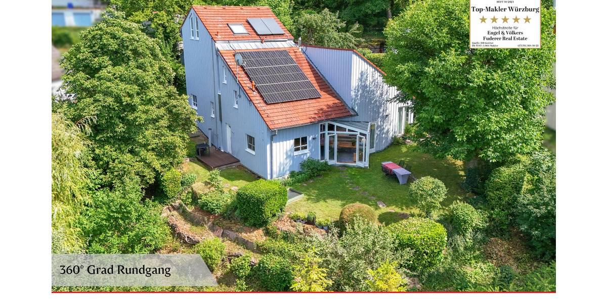 Architektenhaus im grünen Süden von Würzburg! 3 zimmer