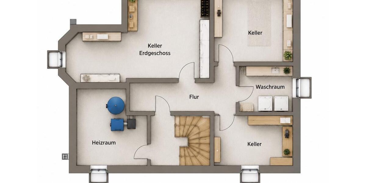 Erdgeschoßwohnung Kitzingen - 3 Zimmer, 80 m&sup2;, 1.400&euro; | Angebot:26689378