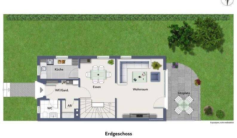 Doppelhaushälfte Ochsenfurt - 3 Zimmer, 75 m&sup2;, 319.000&euro; | Angebot:26835180
