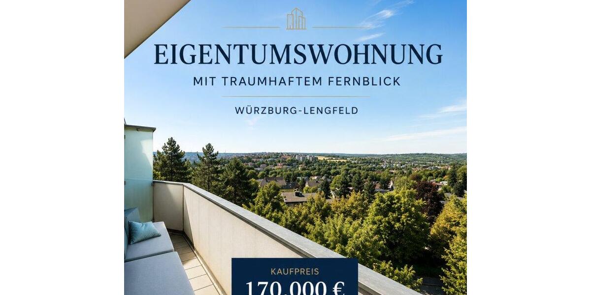Etagenwohnung Würzburg Lengfeld - 2 Zimmer, 50 m&sup2;, 170.000&euro; | Angebot:27207899