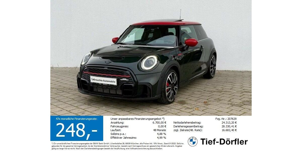Mini John Cooper Works 47.910 km 28.887 € Marktsteft 97342