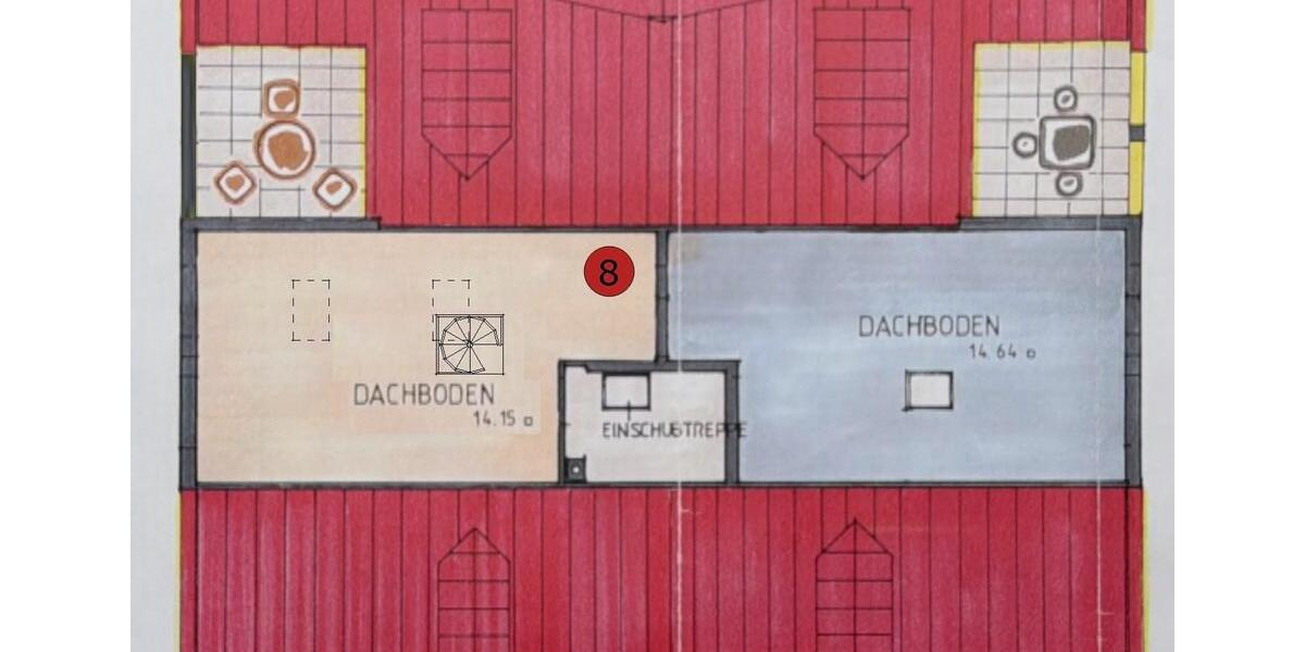 Dachgeschoßwohnung Kist - 4 Zimmer, 81 m&sup2;, 310.000&euro; | Angebot:26263186