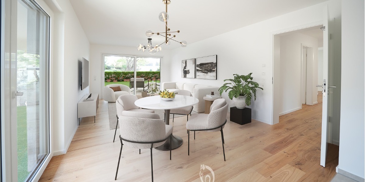 Direkt einziehen! Neubau fertiggestellt. Hochwertige 4 Zimmer Terrassenwohnung WE1 - Etagenwohnung Höchberg | Angebot:25791415