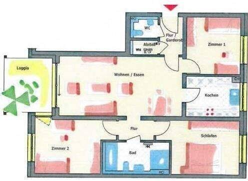 Etagenwohnung Würzburg Altstadt - 4 Zimmer, 102 m&sup2;, 785.000&euro; | Angebot:26930270