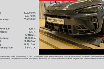 Cupra Leon 37.284 km 29.370 € Reichenberg 97234