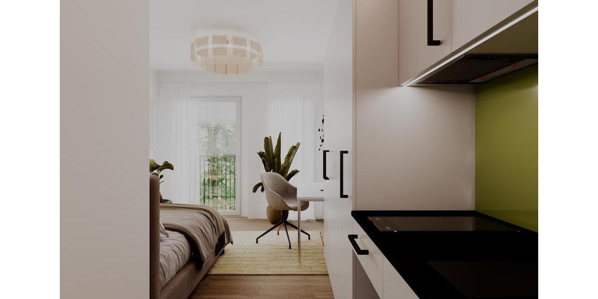 Erdgeschoßwohnung Würzburg Lengfeld - 1 Zimmer, 22 m&sup2;, 153.000&euro; | Angebot:26071661