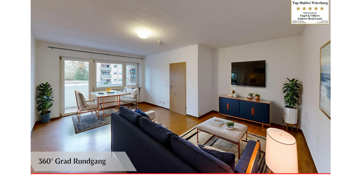 Etagenwohnung Veitshöchheim - 3 Zimmer, 80 m&sup2;, 265.000&euro; | Angebot:24909672