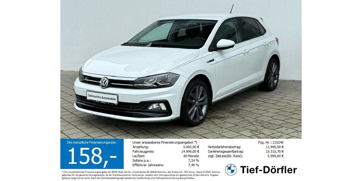 VW Polo 82.650 km 13.550 &euro; Marktsteft 97342