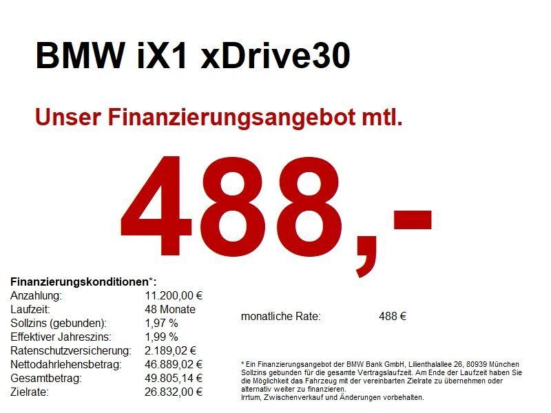 BMW iX1 45.100 km 38.210 € Marktsteft 97342