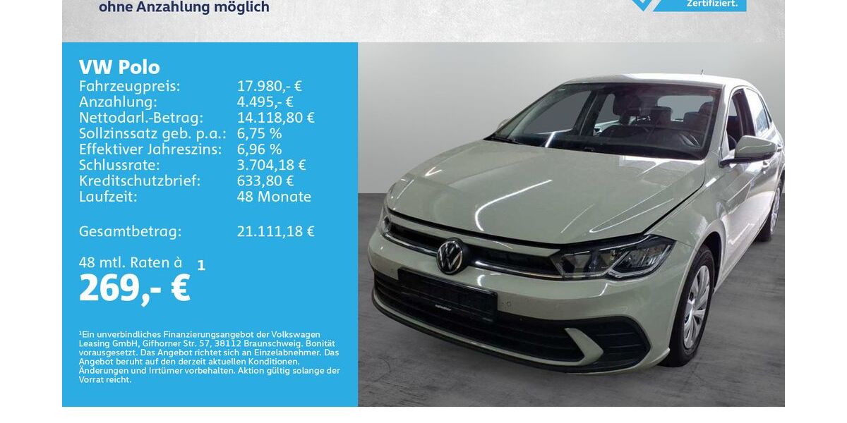 VW Polo 13.000 km 17.980 &euro; Würzburg 97076