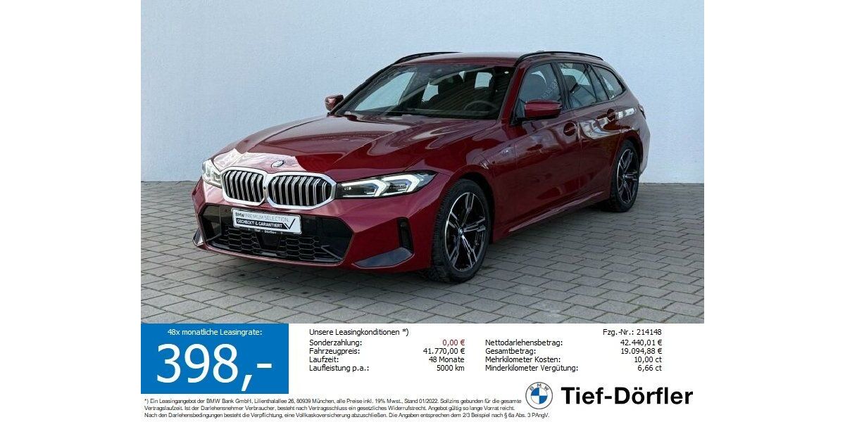 BMW 320 8.450 km 40.950 &euro; Marktsteft 97342