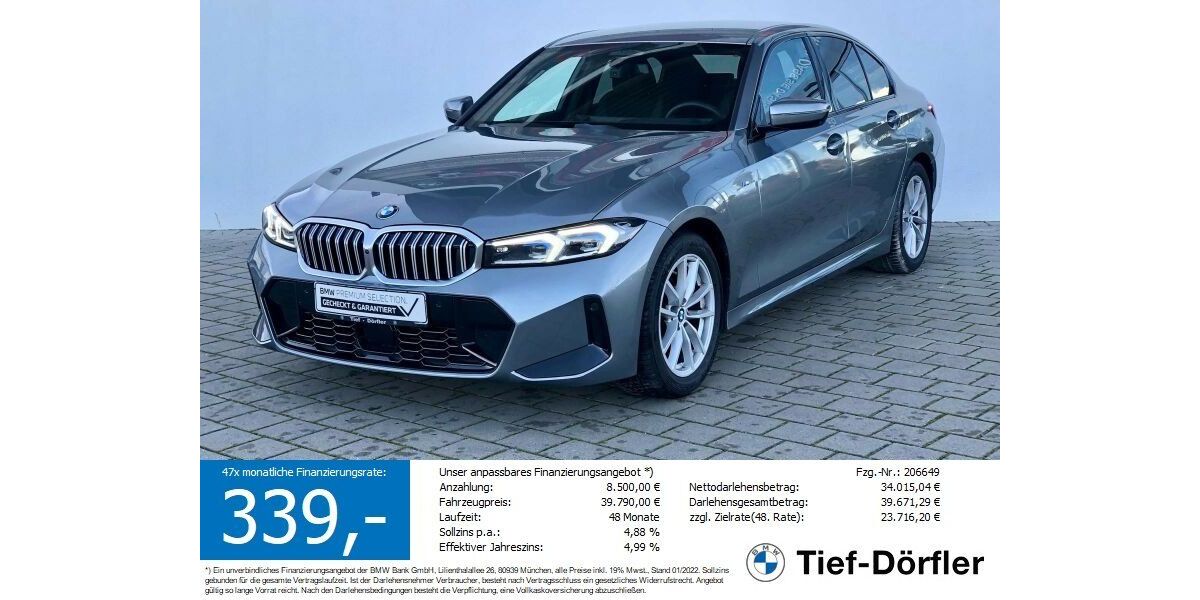 BMW 320 24.937 km 37.405 € Marktsteft 97342