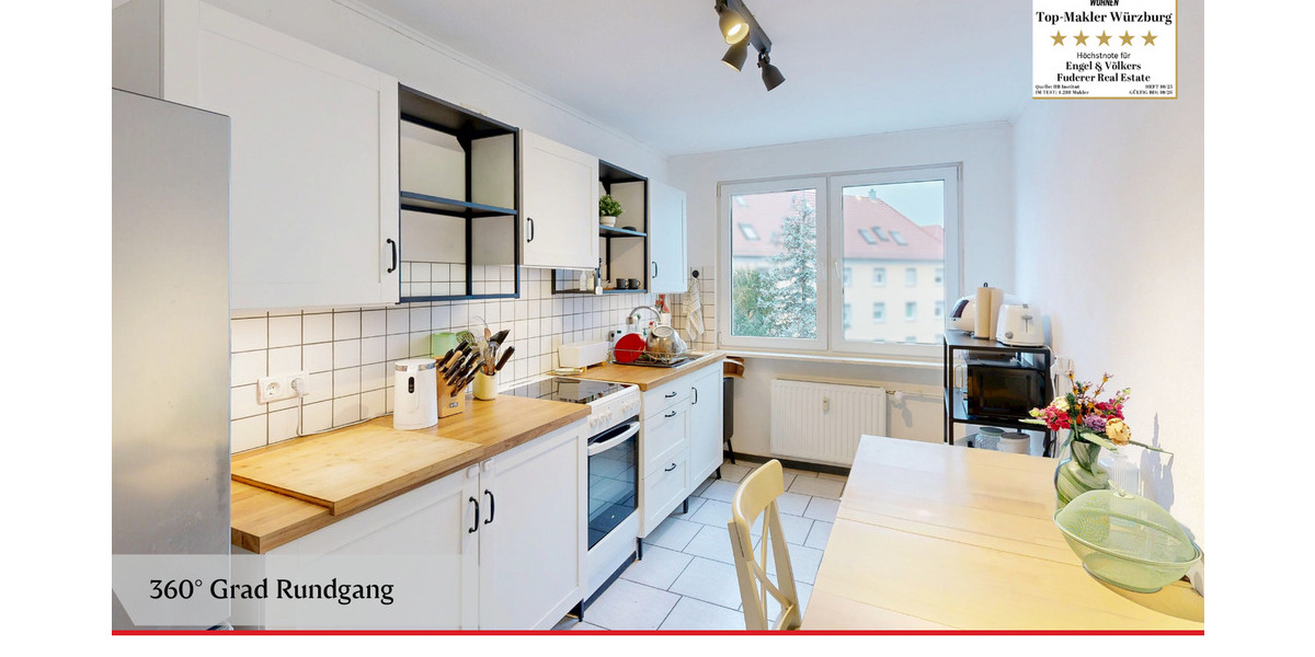 Charmante 2-Zimmer-Wohnung mit Balkon im begehrten Würzburg-Frauenland 2 zimmer