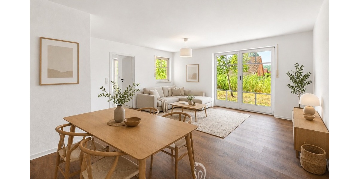 Barrierearme 2-Zimmer-Erdgeschosswohnung mit Terrasse, Stellplatz und Kellerabteil - Terrassenwohnung Eibelstadt | Angebot:27107911