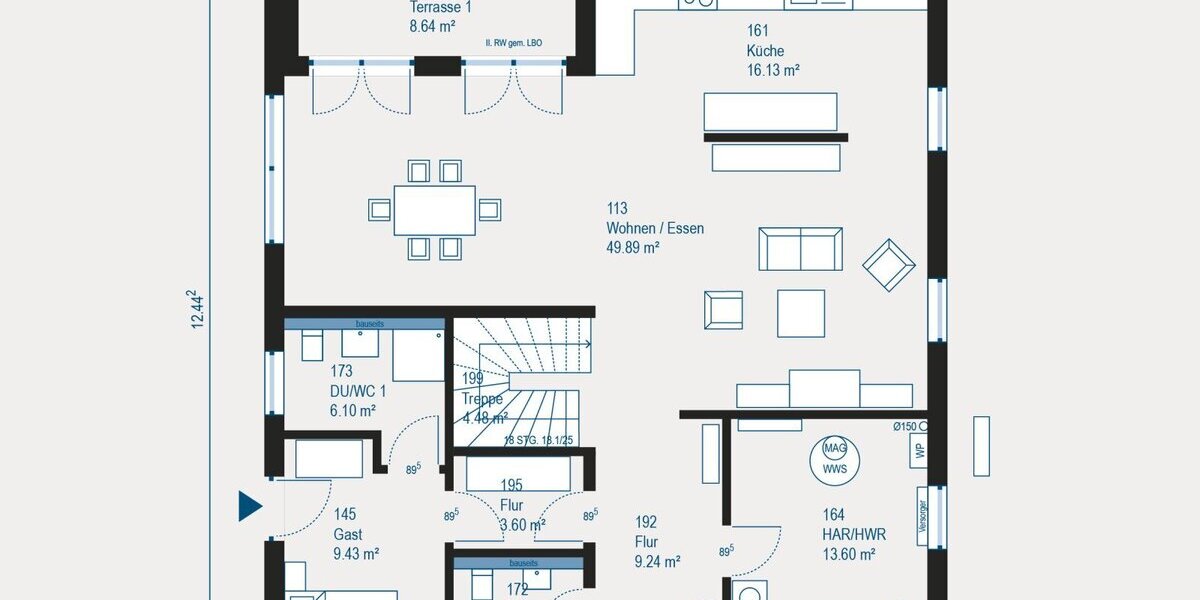 Großzügige Villa ganz nach Ihren Vorstellungen in Großrinderfeld - Villa Großrinderfeld | Angebot:27327401