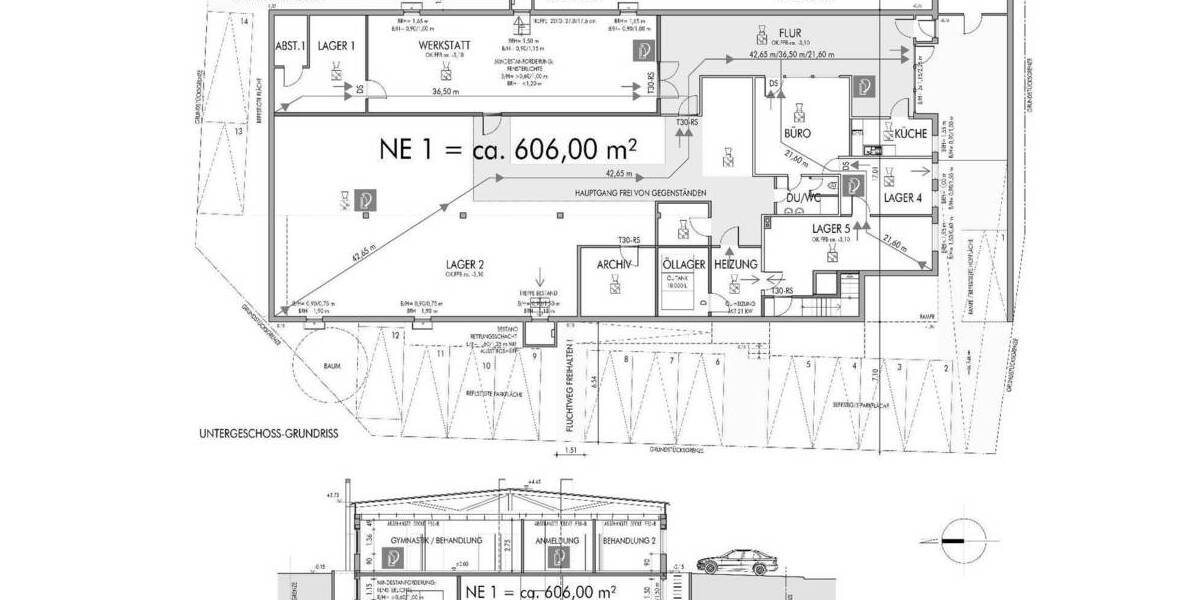 Vermietete Gewerbeimmobilie in Rottendorf zimmer