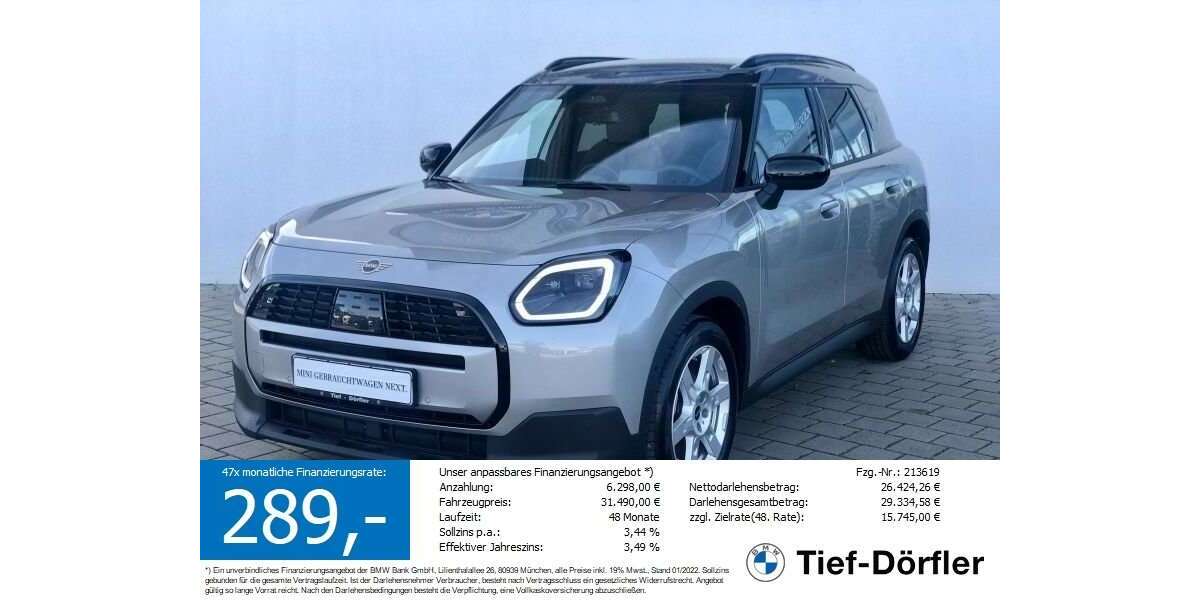 Mini Cooper D Countryman 24.950 km 31.490 &euro; Marktsteft 97342