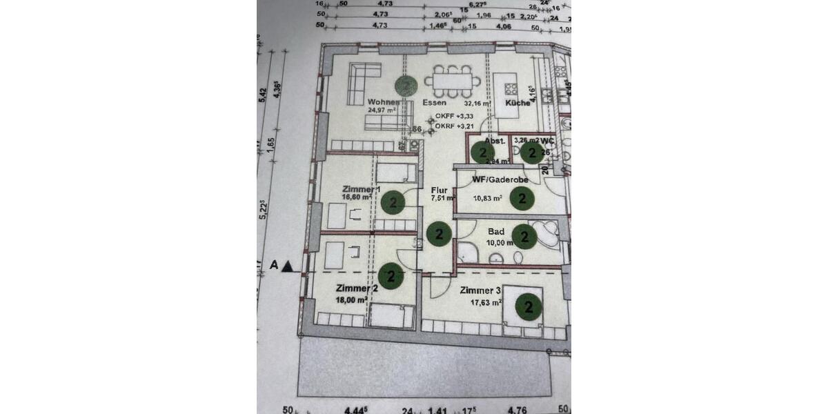 Etagenwohnung Greußenheim - 4 Zimmer, 144 m&sup2;, 420.000&euro; | Angebot:26126574