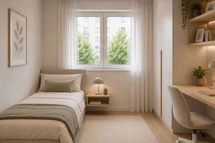 Wohnung Würzburg Sanderau - 2 Zimmer, 48 m&sup2;, 842&euro; | Angebot:27389471