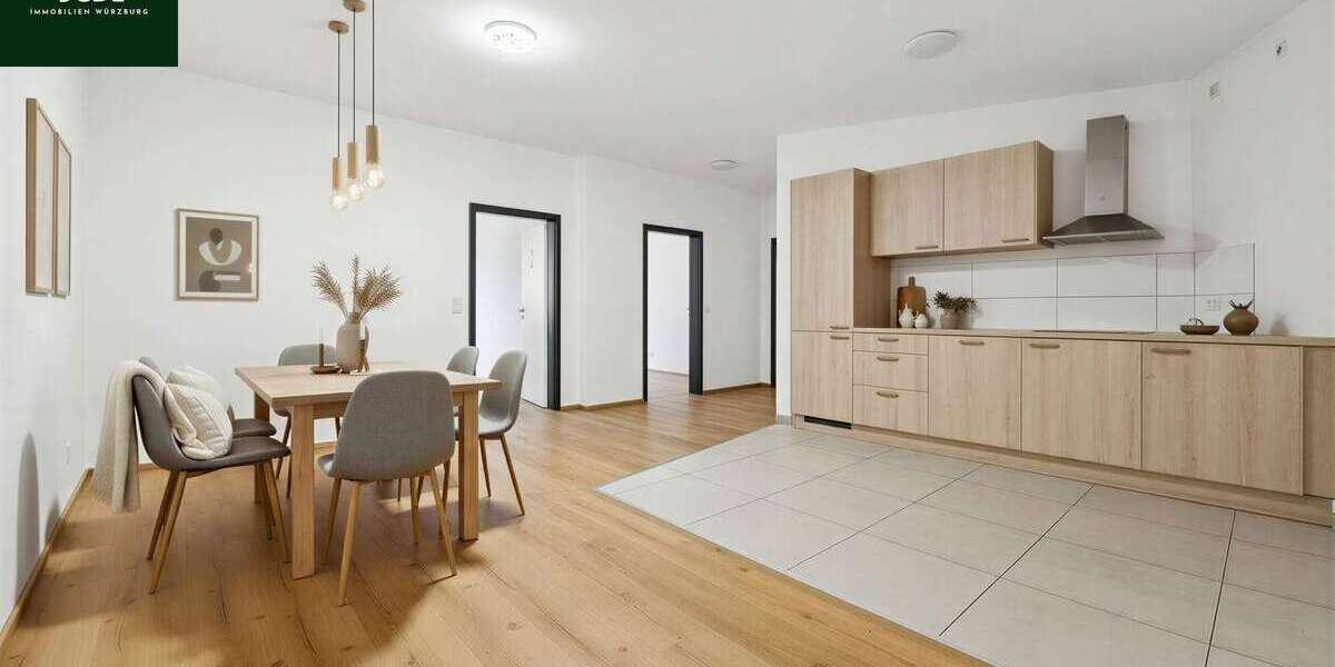 Etagenwohnung Zellingen - 4 Zimmer, 91 m&sup2;, 242.000&euro; | Angebot:25836501