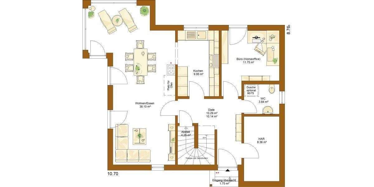 Einfamilienhaus Gaukönigshofen - 5 Zimmer, 156 m&sup2;, 454.900&euro; | Angebot:25677032