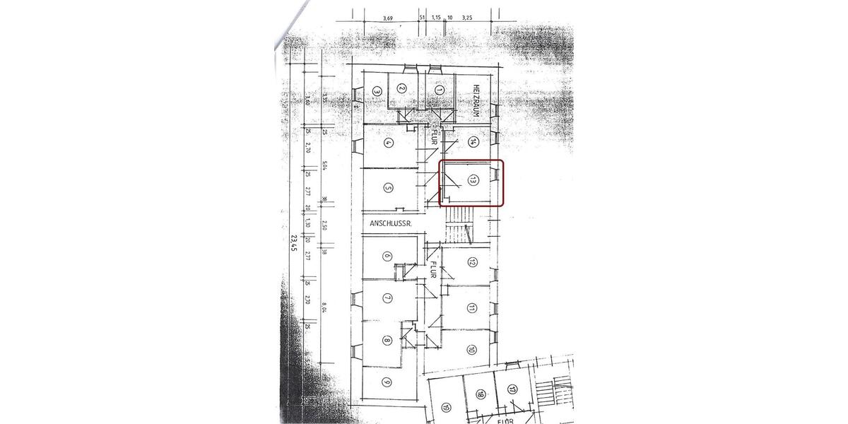 Dachgeschoßwohnung Würzburg Sanderau - 3 Zimmer, 62 m&sup2;, 855&euro; | Angebot:26489937
