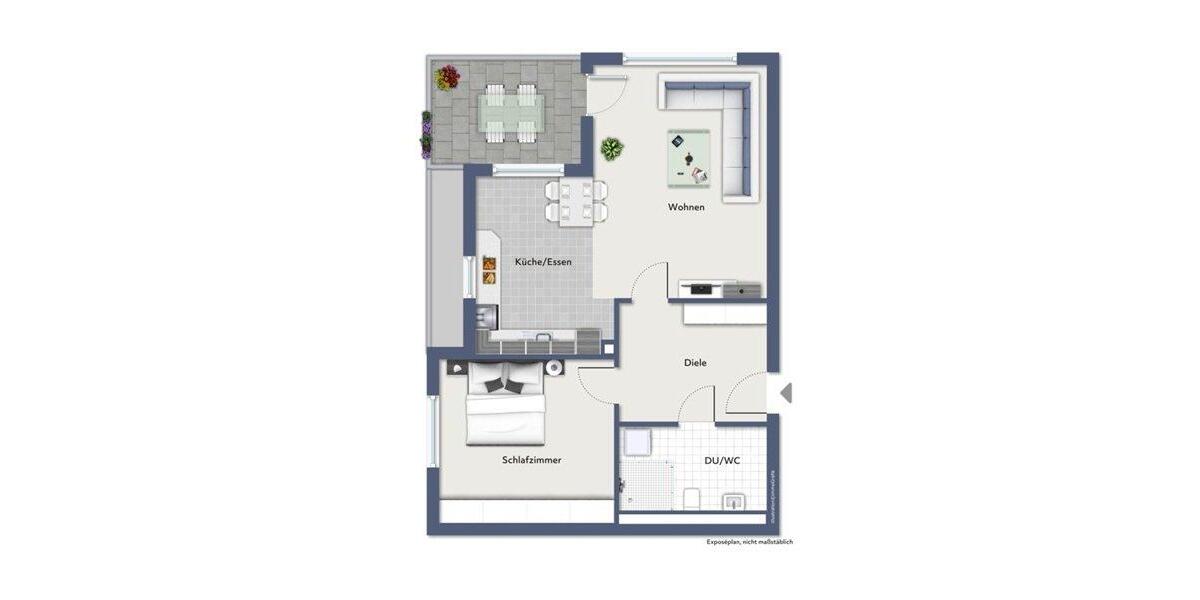 Etagenwohnung Würzburg Heuchelhof - 2 Zimmer, 84 m&sup2;, 349.000&euro; | Angebot:26194656