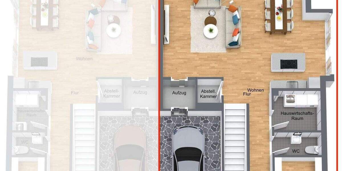 Doppelhaushälfte Höchberg - 5 Zimmer, 229 m&sup2;, 2.557.000&euro; | Angebot:25703519