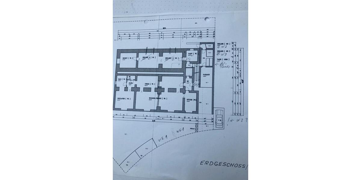 Erdgeschoßwohnung Altertheim - 6 Zimmer, 225 m&sup2;, 330.000&euro; | Angebot:26398116