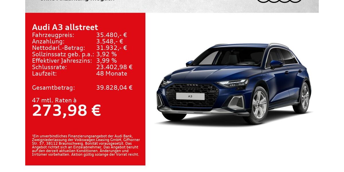 Audi A3 7.500 km 35.480 &euro; Würzburg 97076