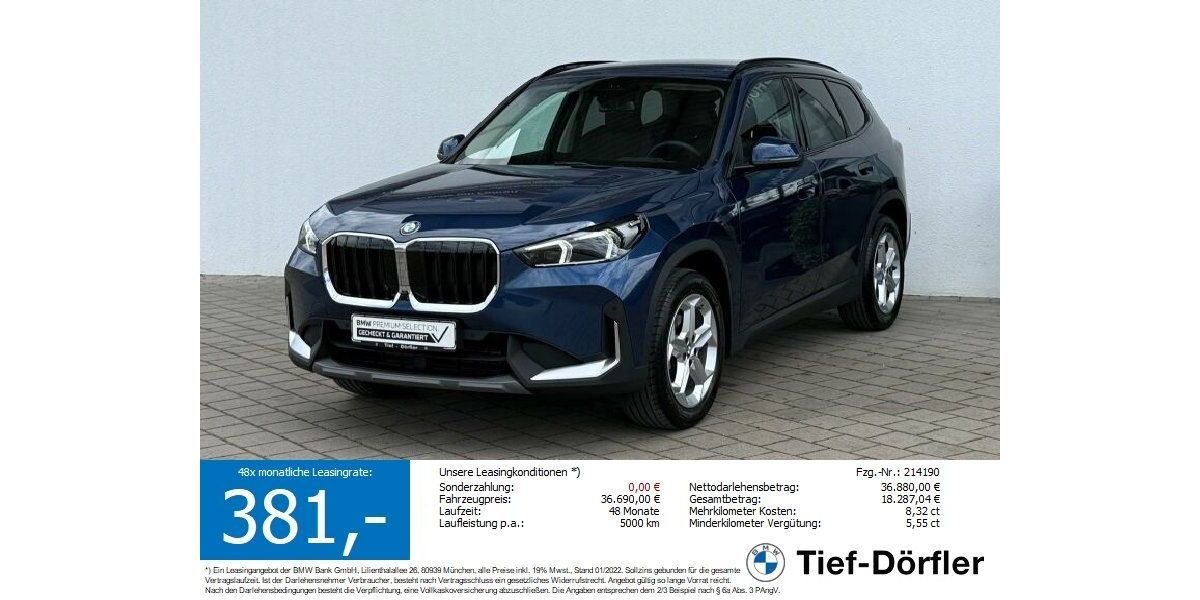BMW X1 21.880 km 36.150 &euro; Marktsteft 97342