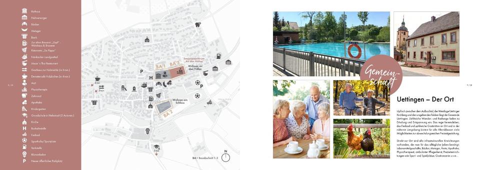 Service Wohnung in Senioreneinrichtung in Uettingen 2 zimmer