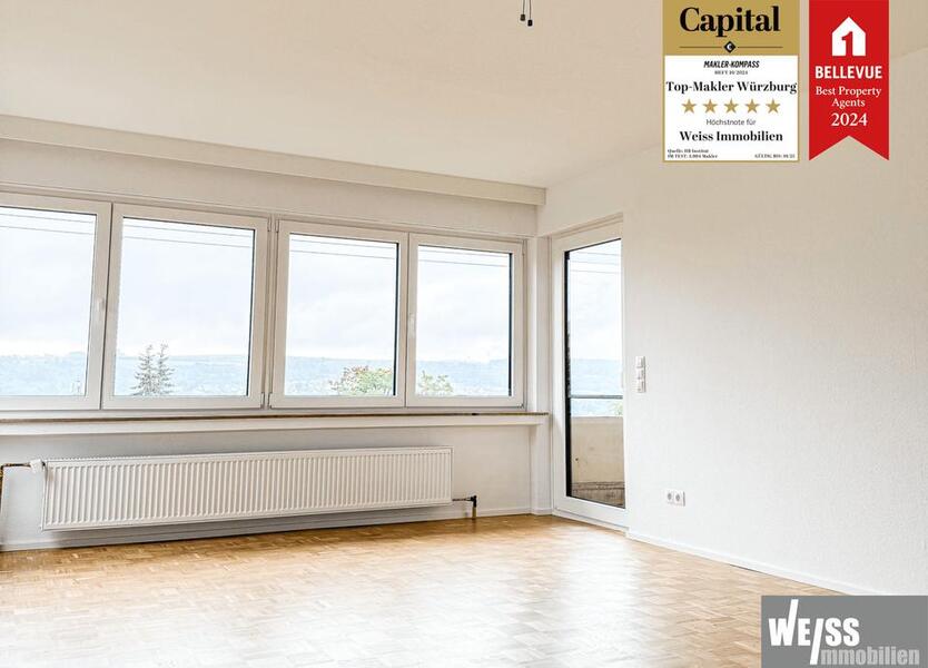 Renovierte 4-Zimmer Whg. mit Balkon, Garage und Stellplatz in der Dürrbachau zimmer
